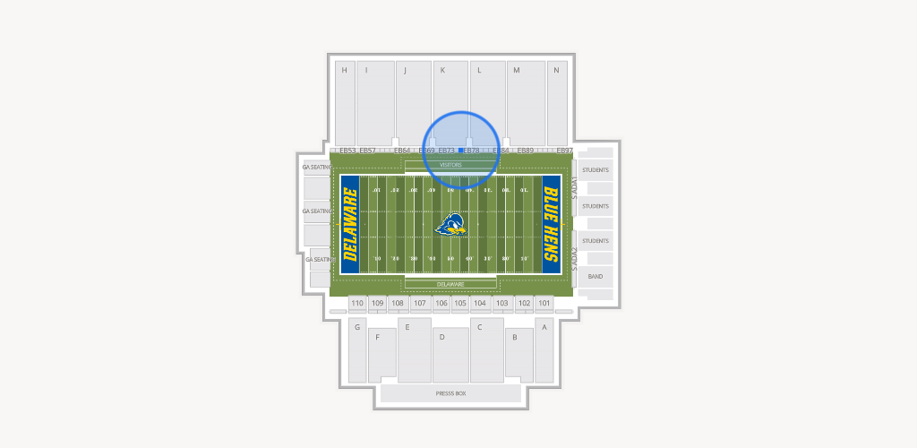 Delaware Stadium Seating Chart