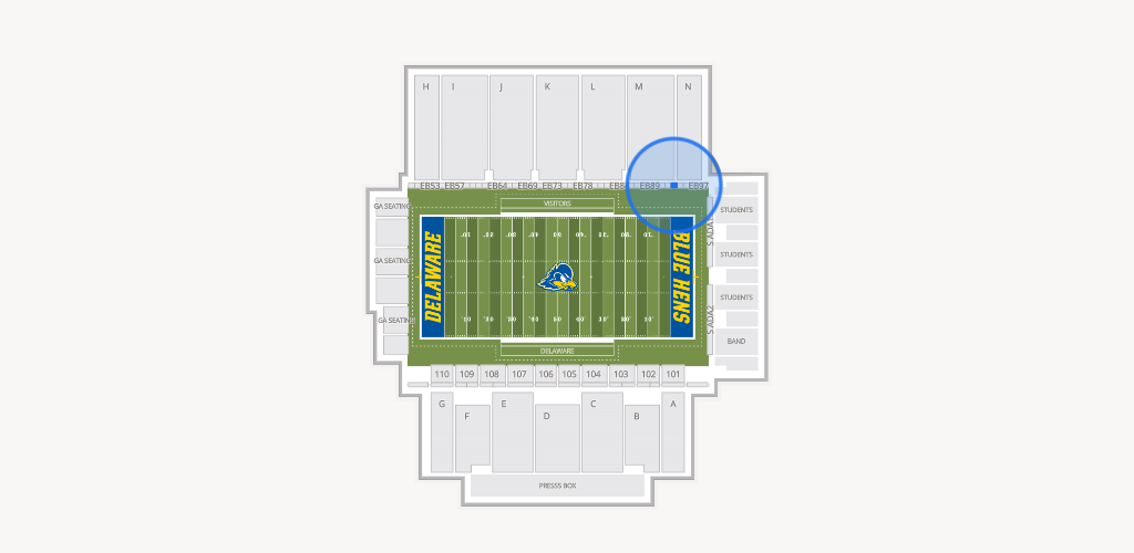 Delaware Stadium Seating Chart