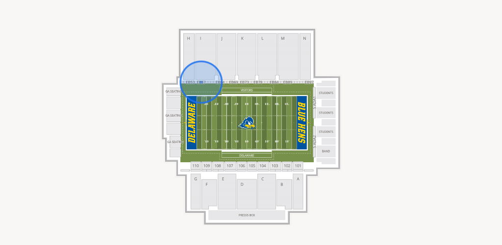 Delaware Stadium Seating Chart