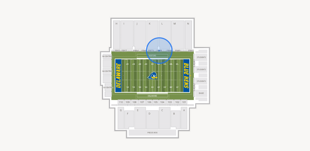 Delaware Stadium Seating Chart