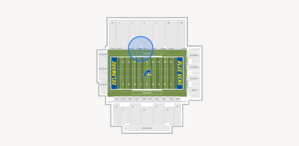 Delaware Stadium Seating Chart