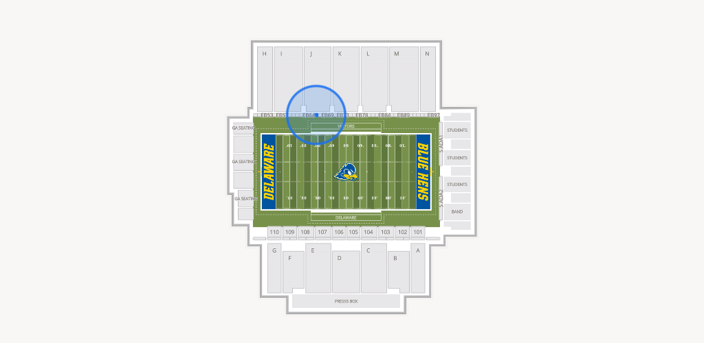 Delaware Stadium Seating Chart