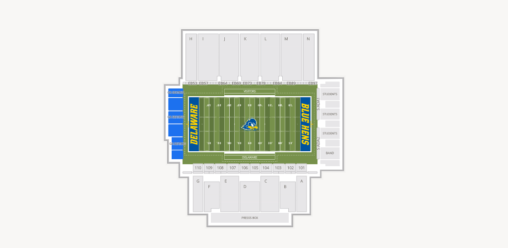 Delaware Stadium Seating Chart