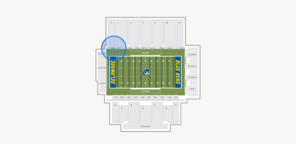 Delaware Stadium Seating Chart