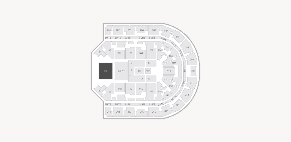 Denny Sanford Premier Center Seating Chart