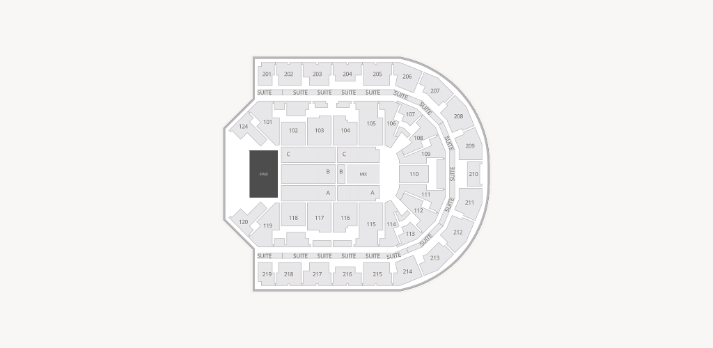 Denny Sanford Premier Center Seating Chart