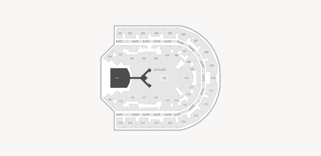 Denny Sanford Premier Center Seating Chart