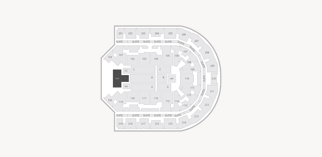 Denny Sanford Premier Center Seating Chart