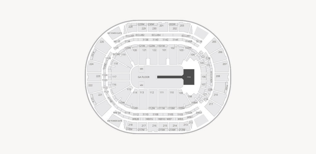 Desert Diamond Arena Seating Chart
