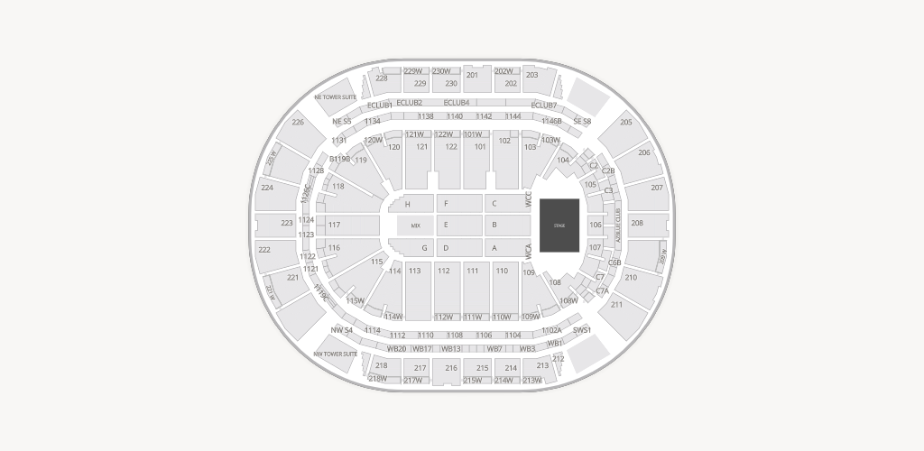 Desert Diamond Arena Seating Chart