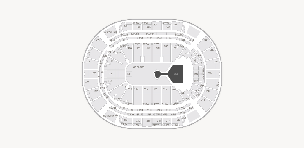 Desert Diamond Arena Seating Chart