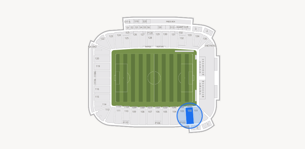 Dick's Sporting Goods Park Seating Chart