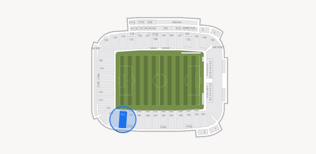 Dick's Sporting Goods Park Seating Chart