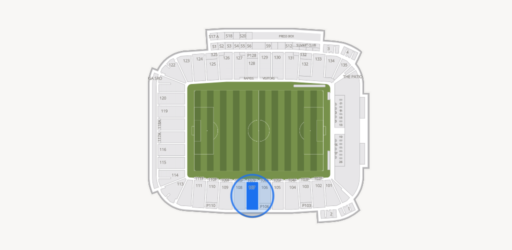 Dick's Sporting Goods Park Seating Chart