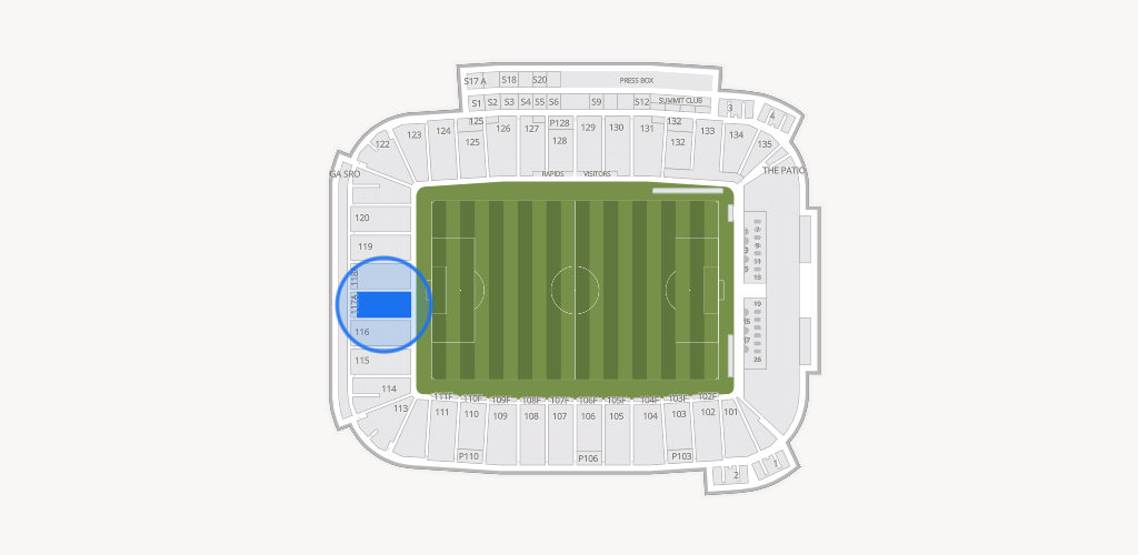 Dick's Sporting Goods Park Seating Chart