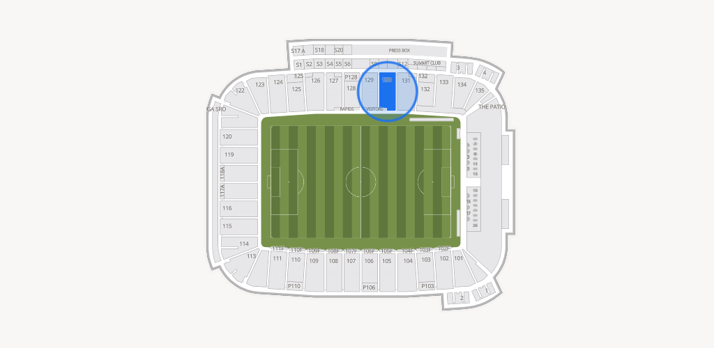 Dick's Sporting Goods Park Seating Chart