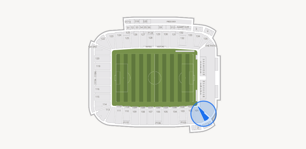 Dick's Sporting Goods Park Seating Chart