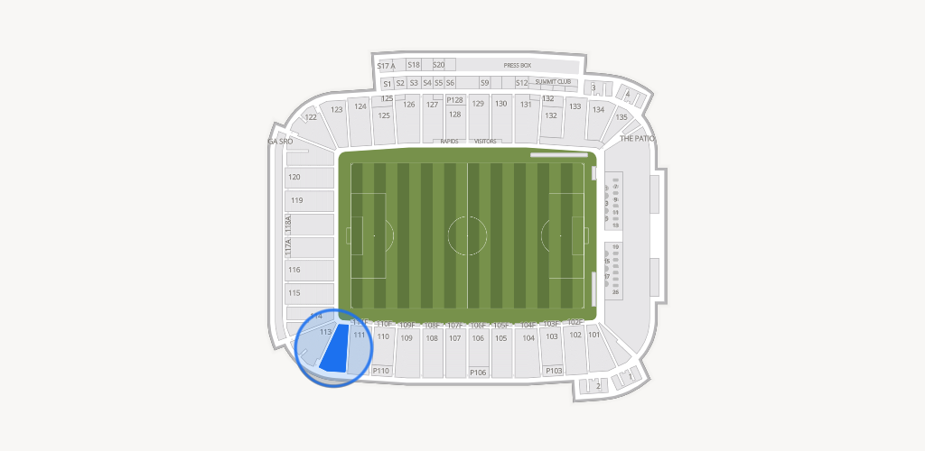 Dick's Sporting Goods Park Seating Chart