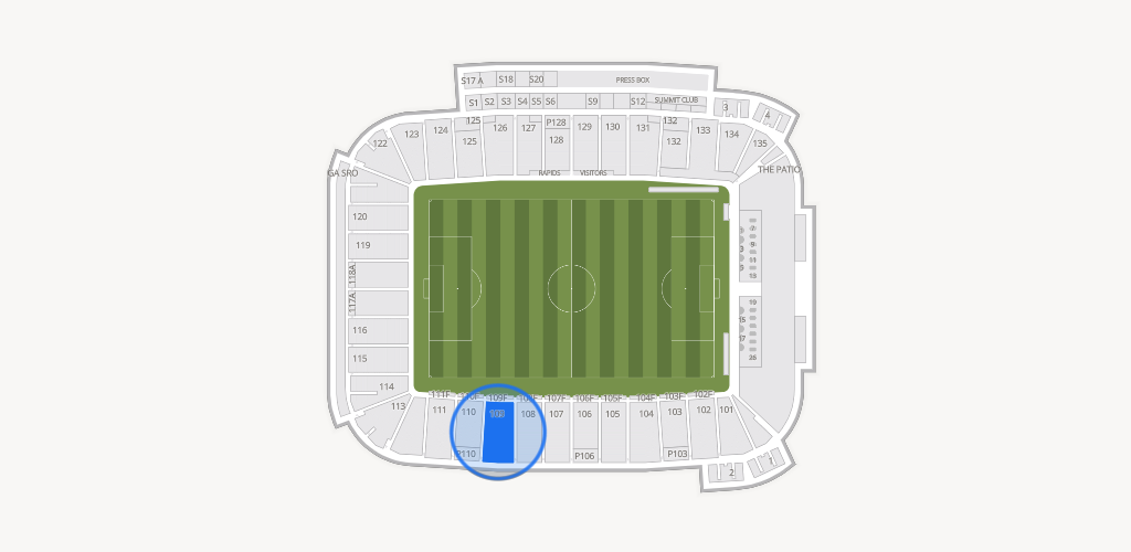 Dick's Sporting Goods Park Seating Chart