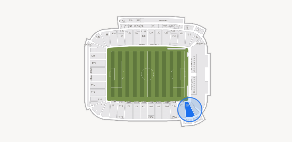 Dick's Sporting Goods Park Seating Chart