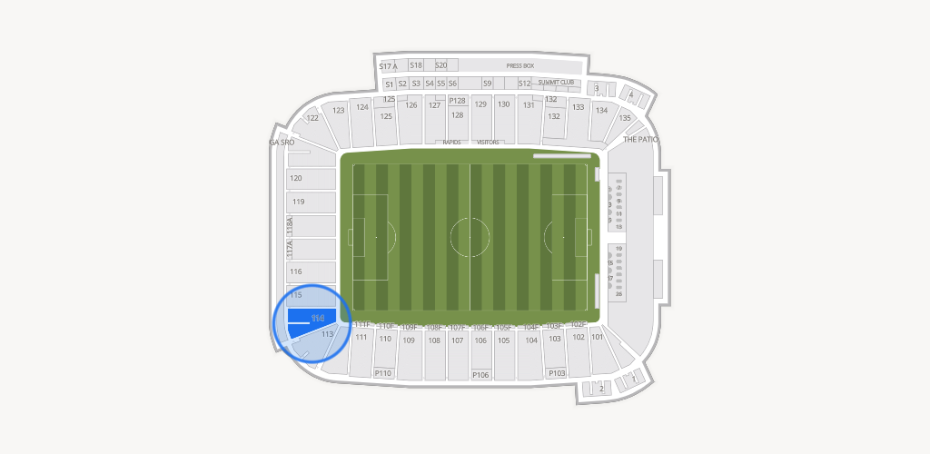 Dick's Sporting Goods Park Seating Chart
