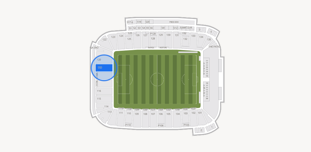 Dick's Sporting Goods Park Seating Chart