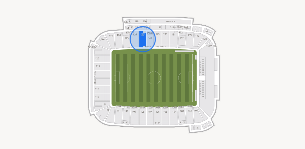 Dick's Sporting Goods Park Seating Chart
