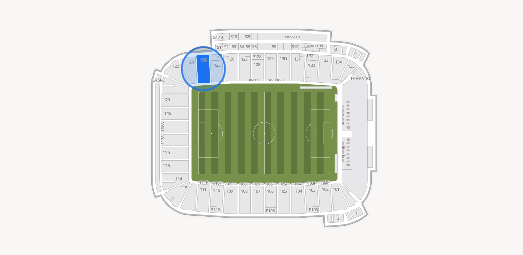 Dick's Sporting Goods Park Seating Chart