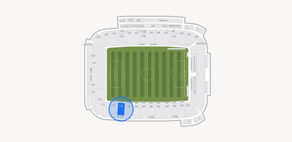 Dick's Sporting Goods Park Seating Chart