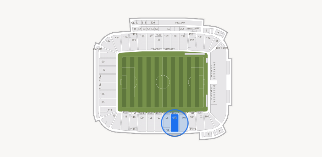 Dick's Sporting Goods Park Seating Chart