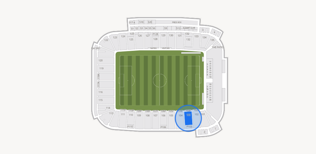 Dick's Sporting Goods Park Seating Chart