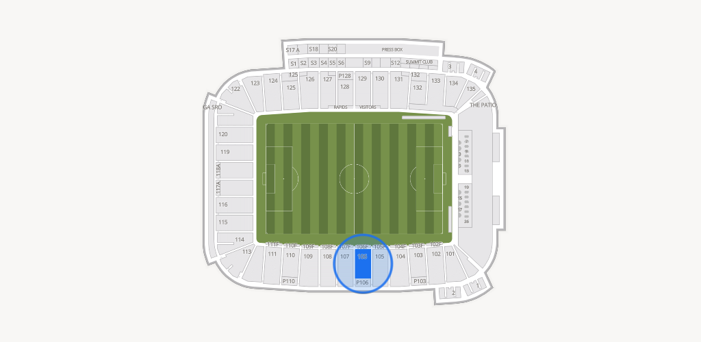 Dick's Sporting Goods Park Seating Chart