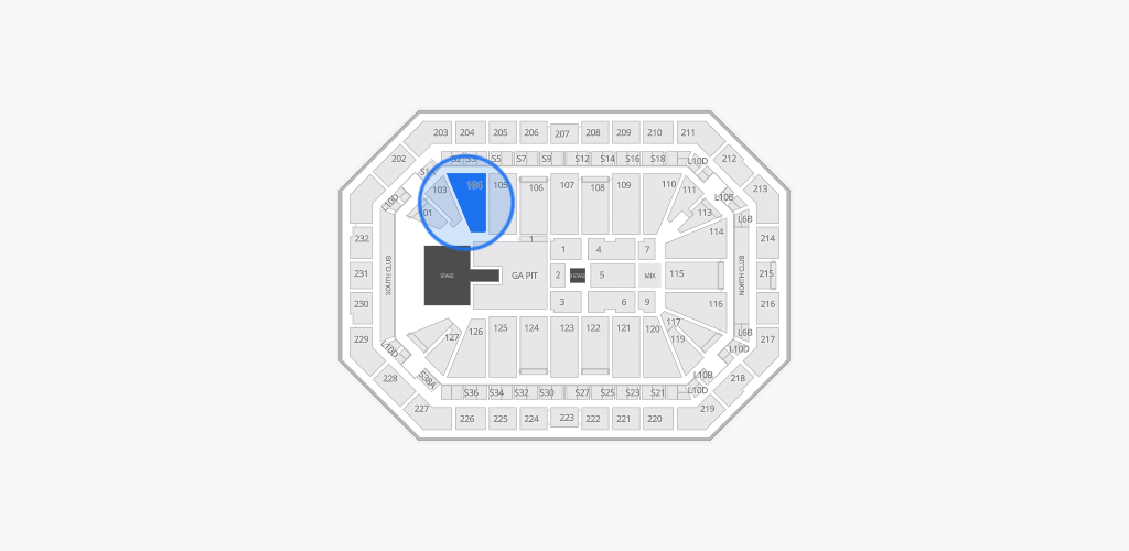 Dickies Arena Seating Chart