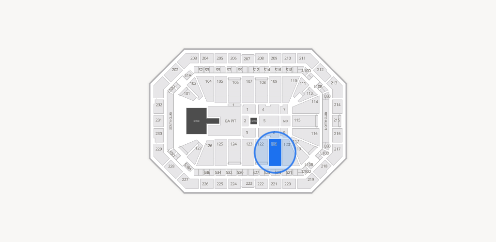 Dickies Arena Seating Chart