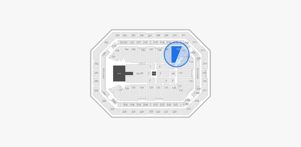 Dickies Arena Seating Chart