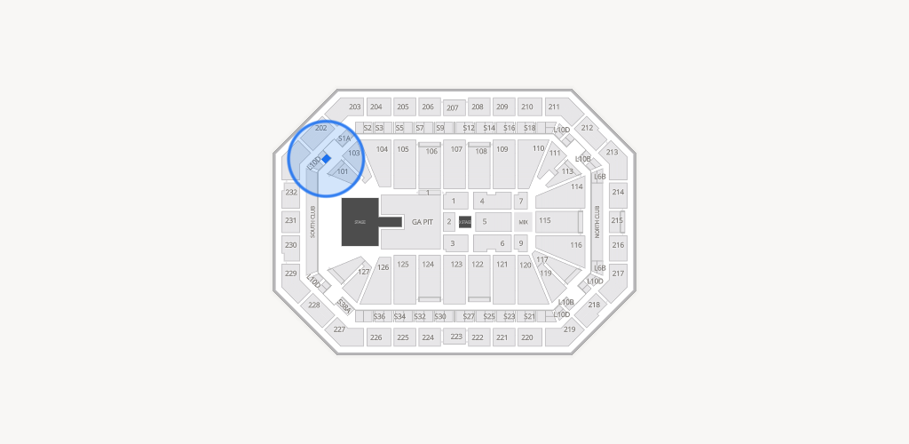 Dickies Arena Seating Chart