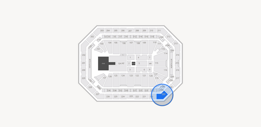 Dickies Arena Seating Chart