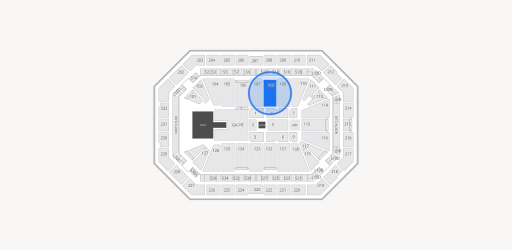 Dickies Arena Seating Chart