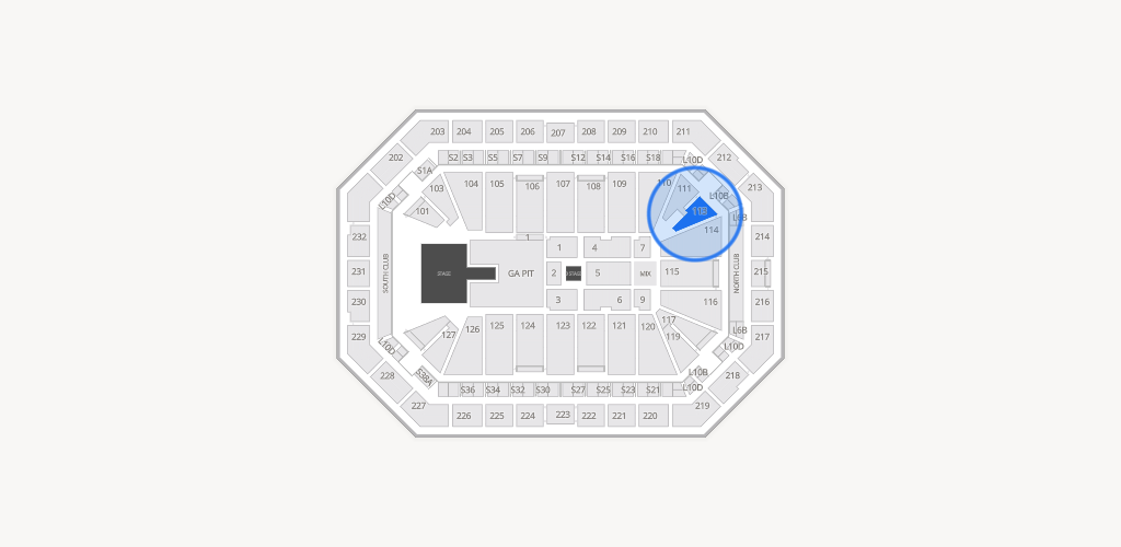 Dickies Arena Seating Chart