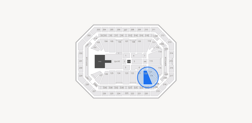Dickies Arena Seating Chart