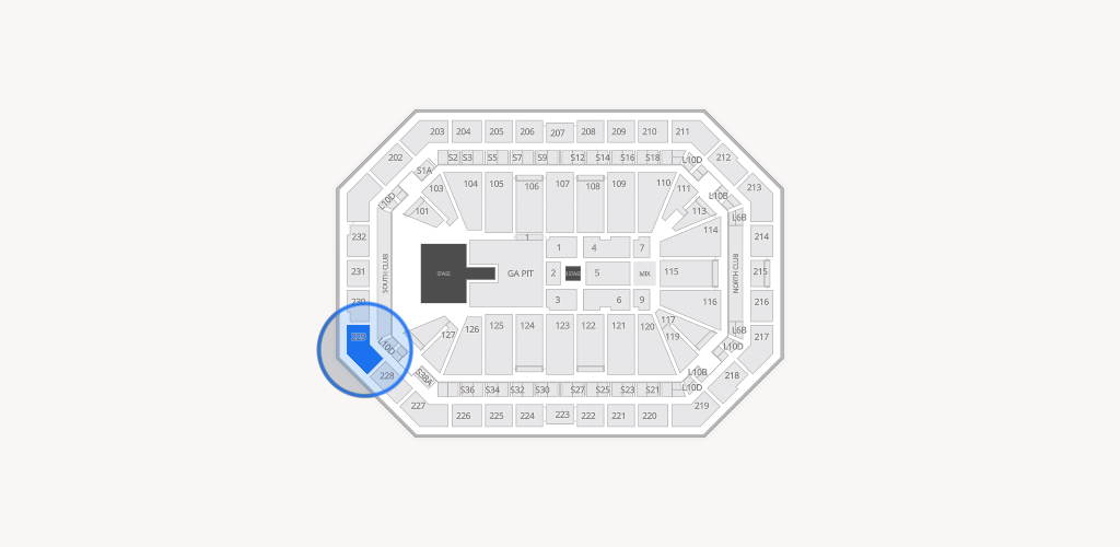 Dickies Arena Seating Chart
