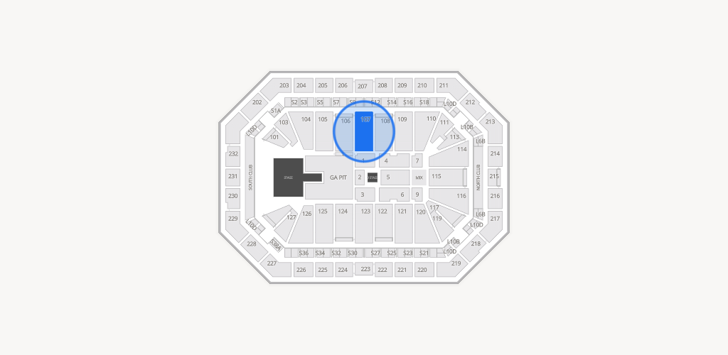 Dickies Arena Seating Chart
