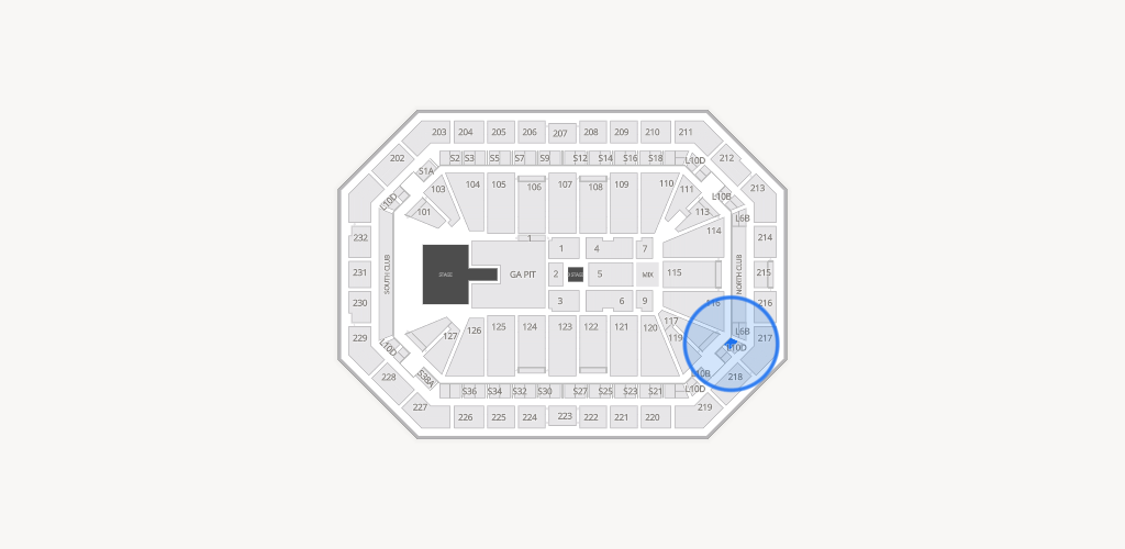 Dickies Arena Seating Chart