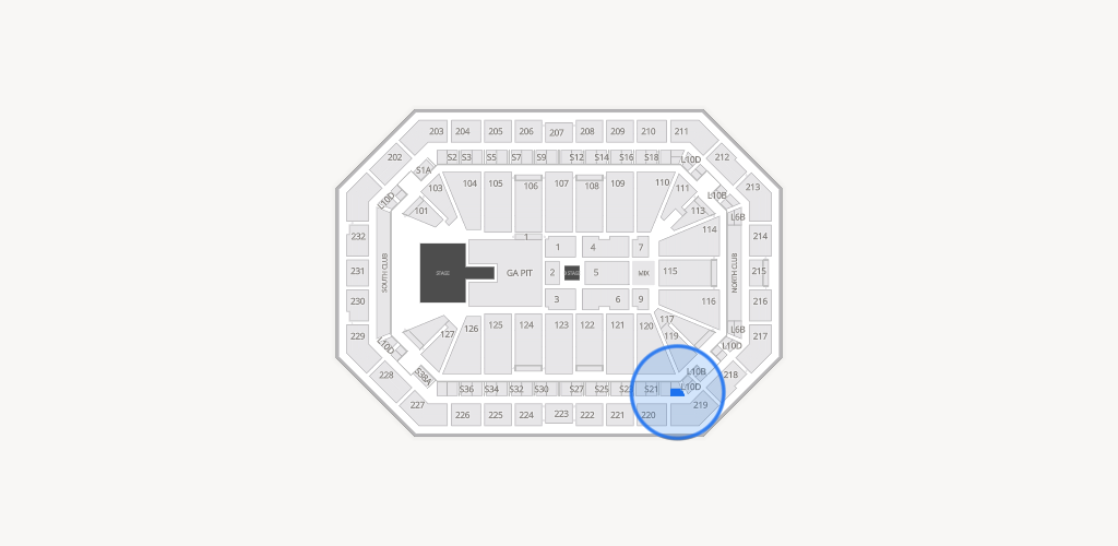 Dickies Arena Seating Chart
