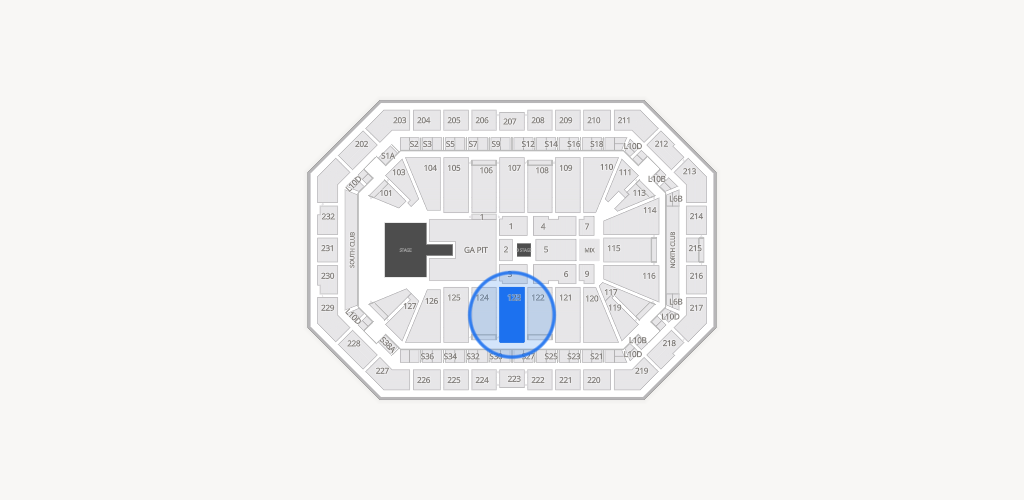 Dickies Arena Seating Chart