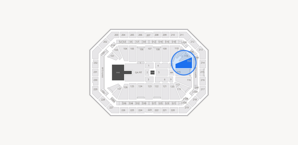 Dickies Arena Seating Chart