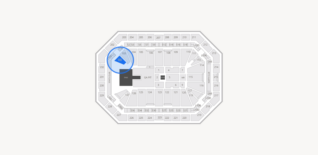 Dickies Arena Seating Chart