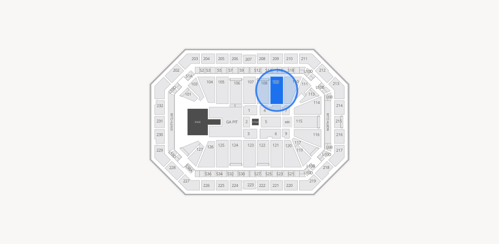 Dickies Arena Seating Chart