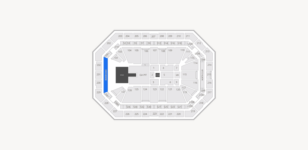 Dickies Arena Seating Chart