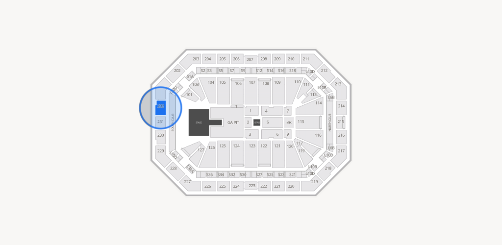 Dickies Arena Seating Chart